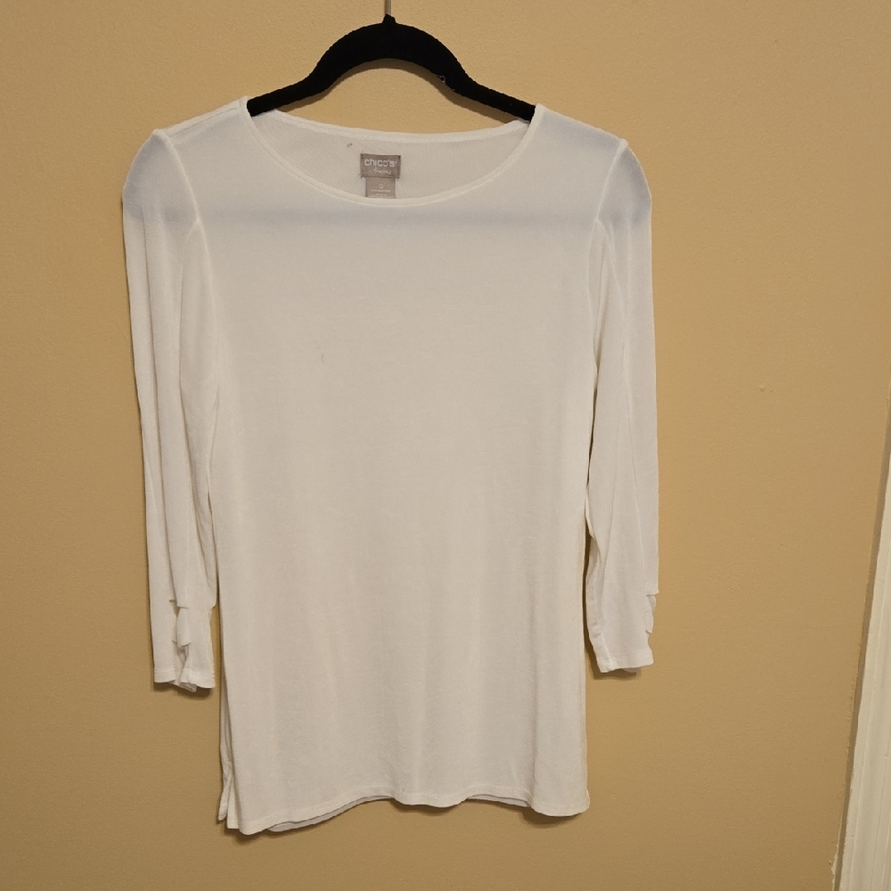 Chico's Classic White Blouse